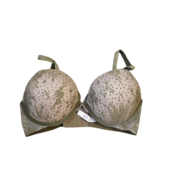 Victoria's Secret Size 34D Push up Lace Covered Dream Angels Bra - Picture 1 of 2
